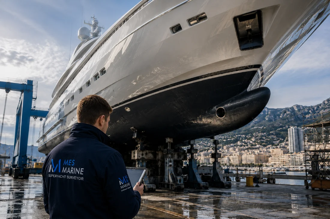 Yacht hull and structure survey inspection
