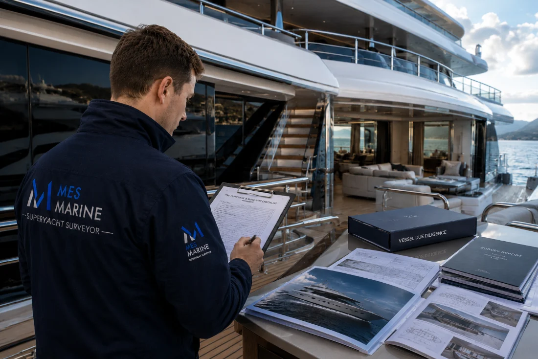 Pre purchase yacht survey and technical due diligence